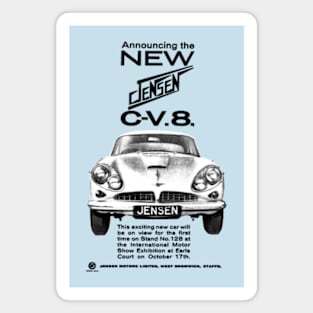 JENSEN CV 8 - advert Magnet